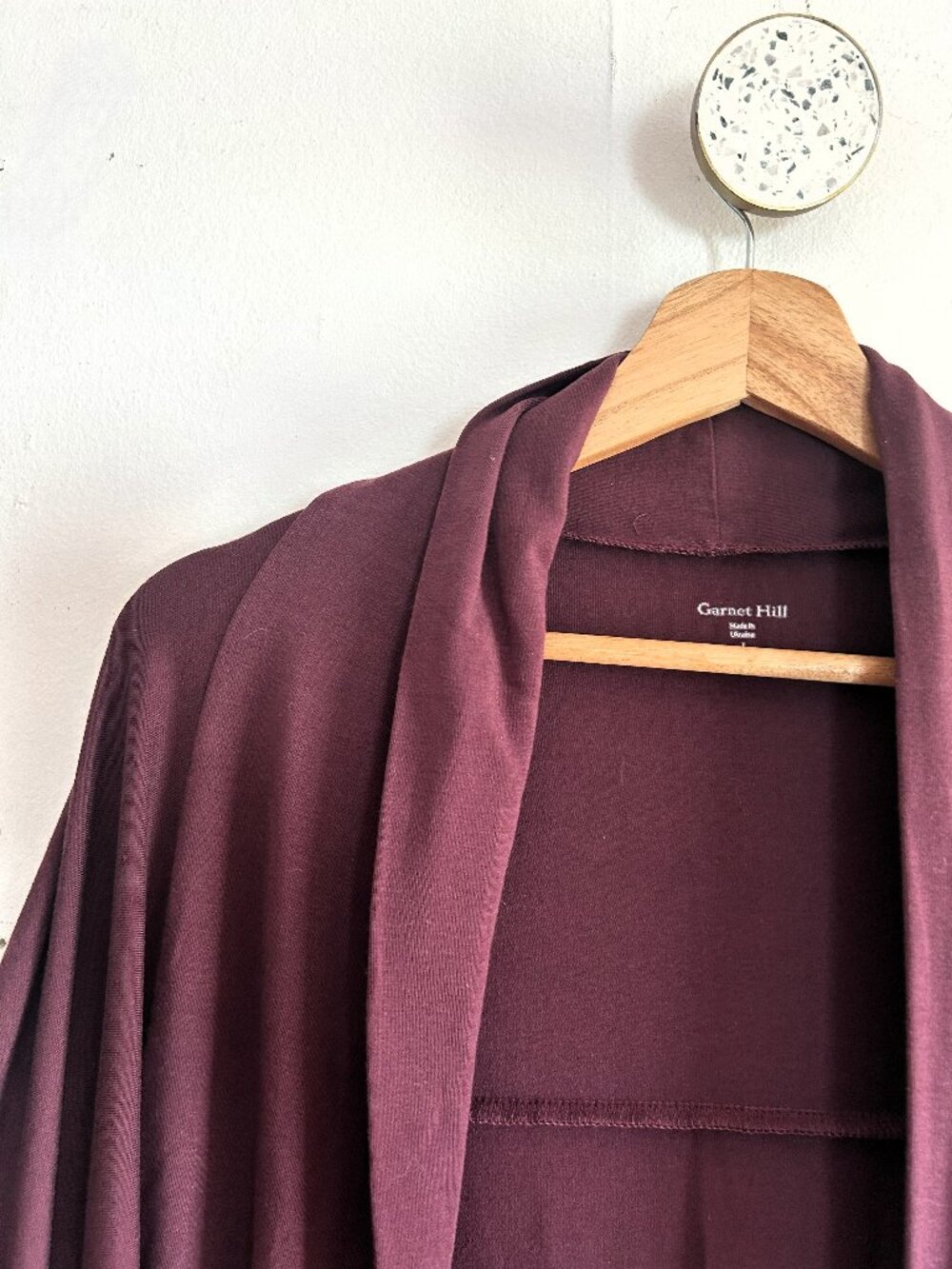 Garnet Hill Tencel Cocoon Cardigan, L